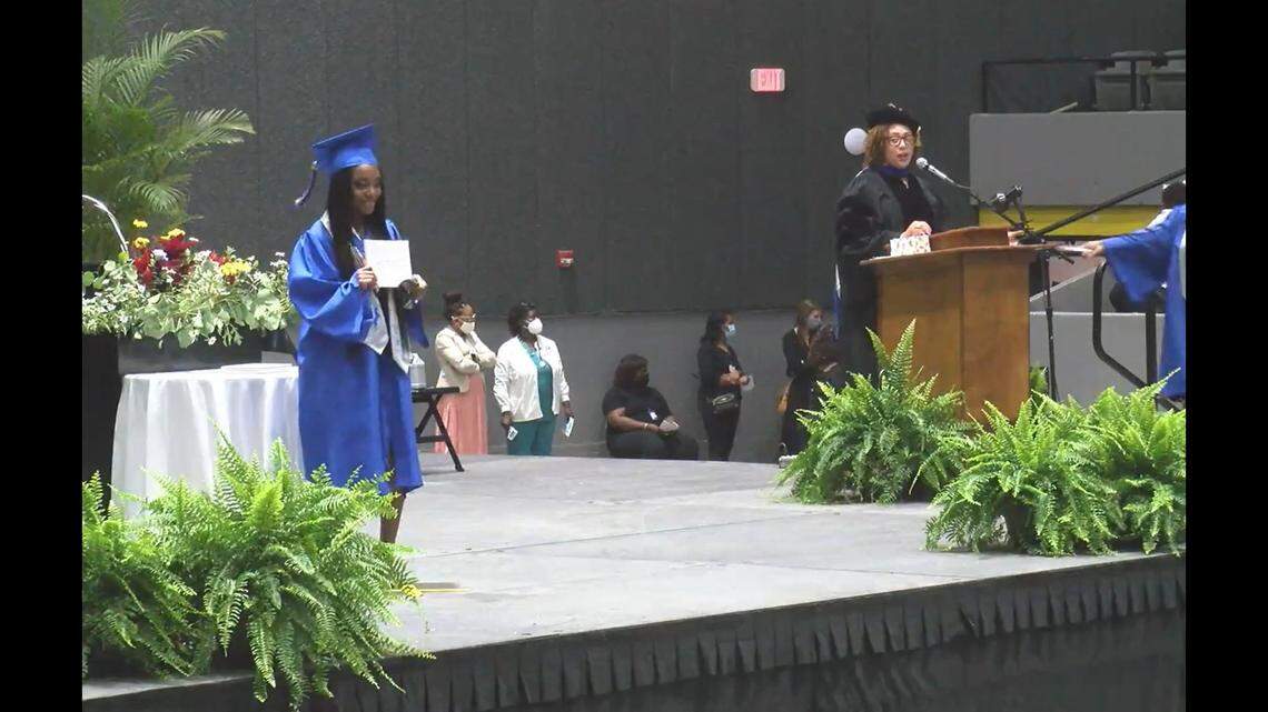 Kennedy Hobbs, 18, walked across the stage at her high school graduation hours before being killed at a Jackson convenience store on June 1.