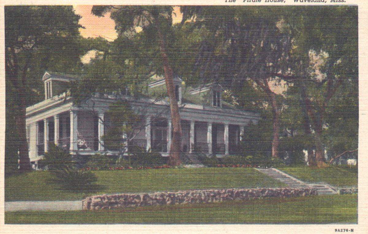 Pirate House, allegedly Jean Lafitte’s home, Waveland