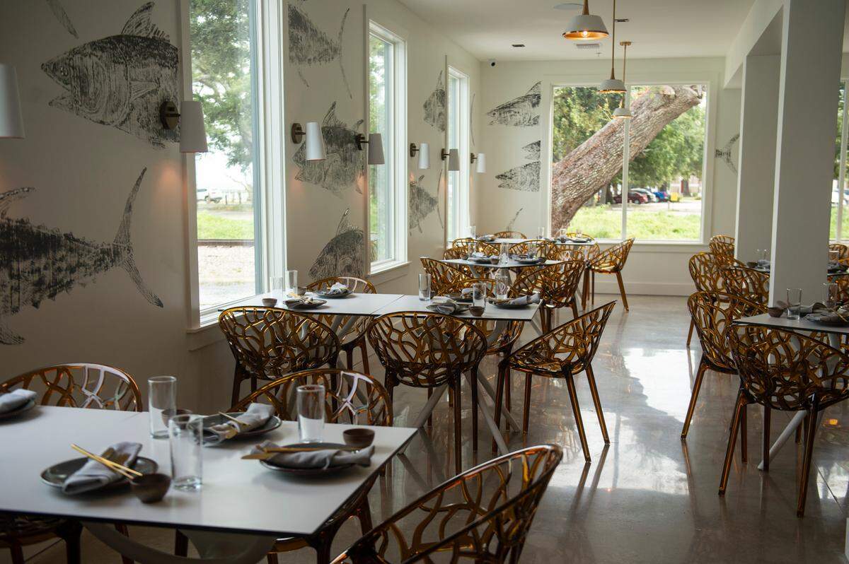 The dining area at Toro Sushi and Sake in Bay St. Louis on Wednesday, Aug. 28, 2024.