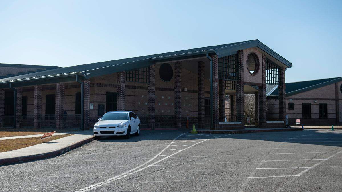 West Wortham Elementary and Middle School in Saucier on Tuesday, Feb. 15, 2022.