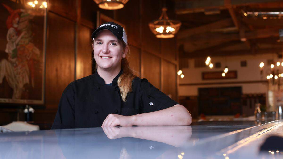 Lauren Joffrion, 26, is the sous chef and pastry chef at Field’s in Old Town Bay St. Louis.