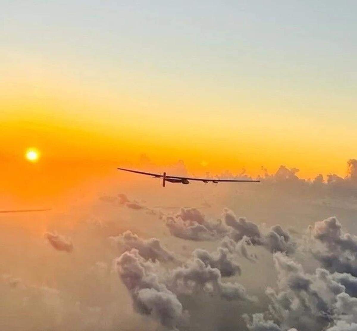 Skydweller, a massive solar-powered drone, on a recent test flight over the Gulf. (Photo provided by Skydweller Aero)