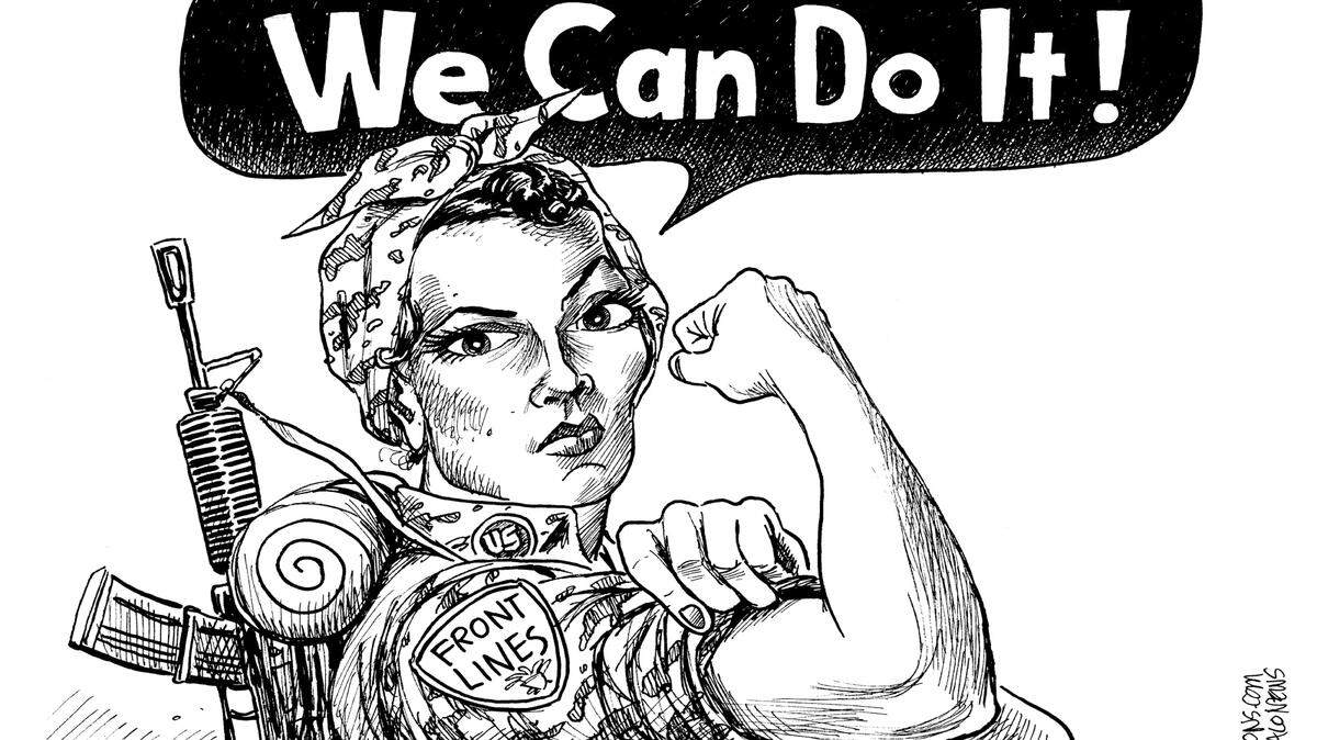Women on the front lines