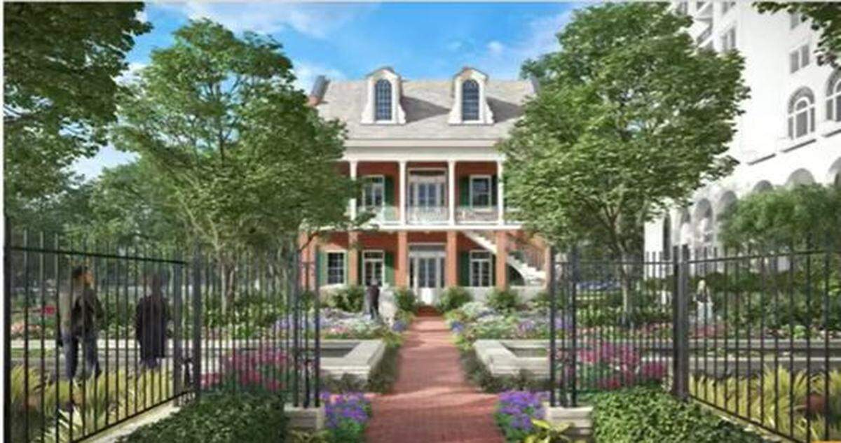 A replica of the Tullis Manor will be built as part of the proposed Tullis Garden Hotel & Casino at the beach in East Biloxi.