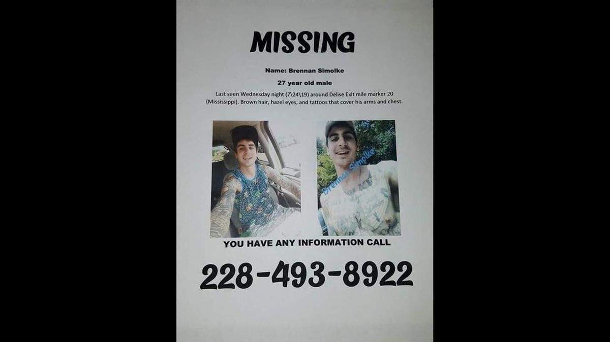 Missy Simolke has put out the word that her son is missing. The Hancock County Sheriff’s Office has a missing persons case open on him.