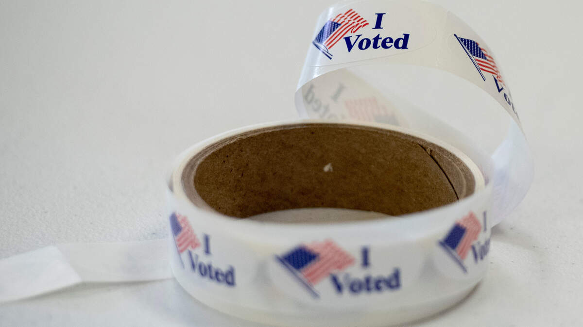 Voting stickers