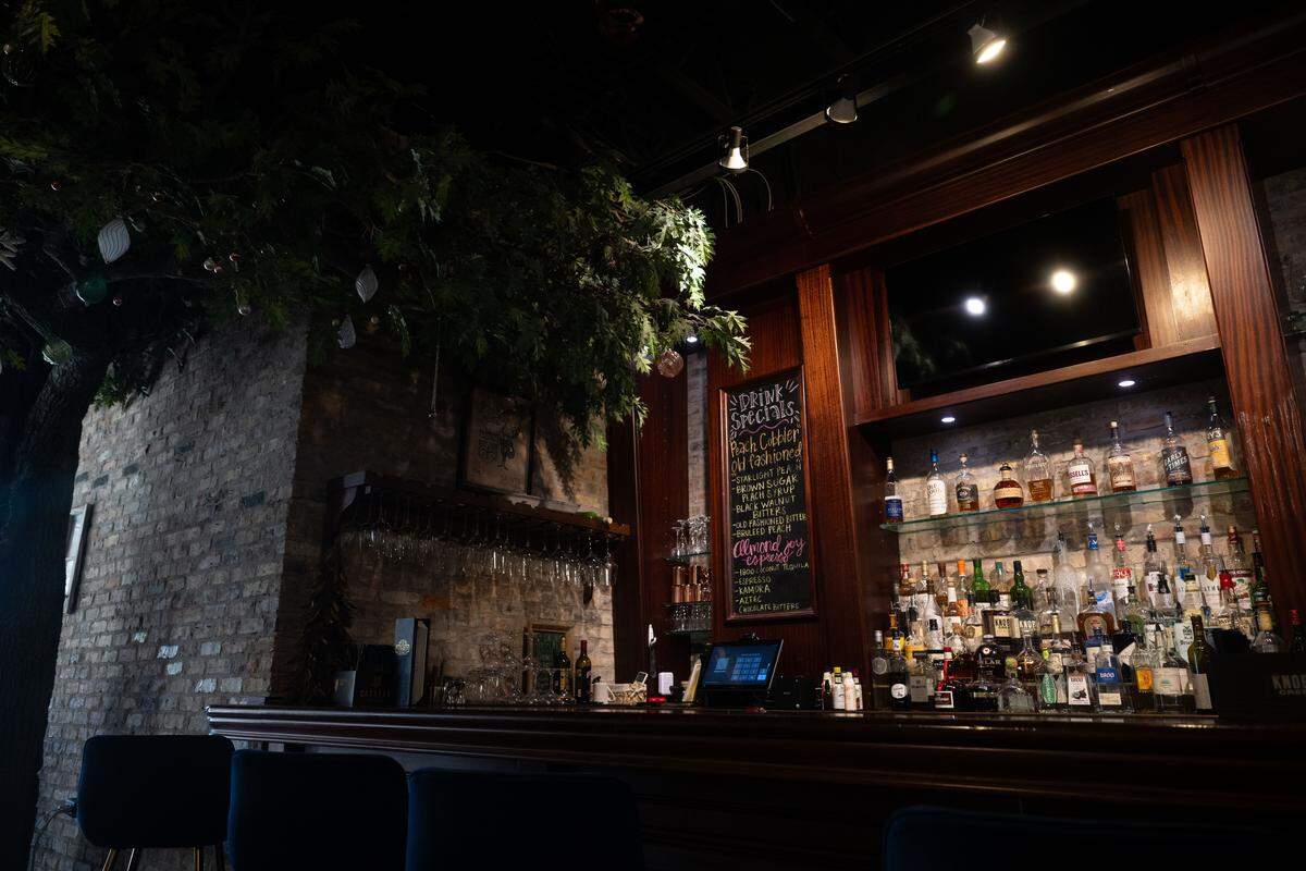 The bar area at Marcello’s Taste of New Orleans on Thursday, Dec. 11, 2025.