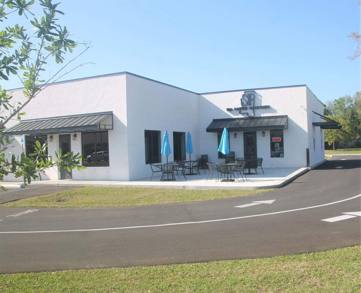 Sip Beverages has breakfast and lunch and serves their menu all day.