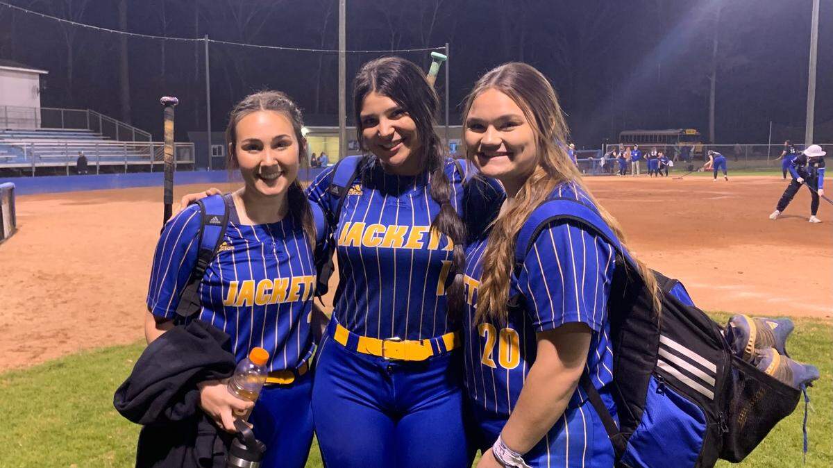 St. Martin softball players Jaden Ladner, Anna Sherman and Natalie Martin lead a deep group of seniors for the Yellow Jackets