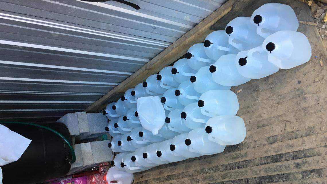 Moonshine still busted in Hancock County on June 28, 2018.