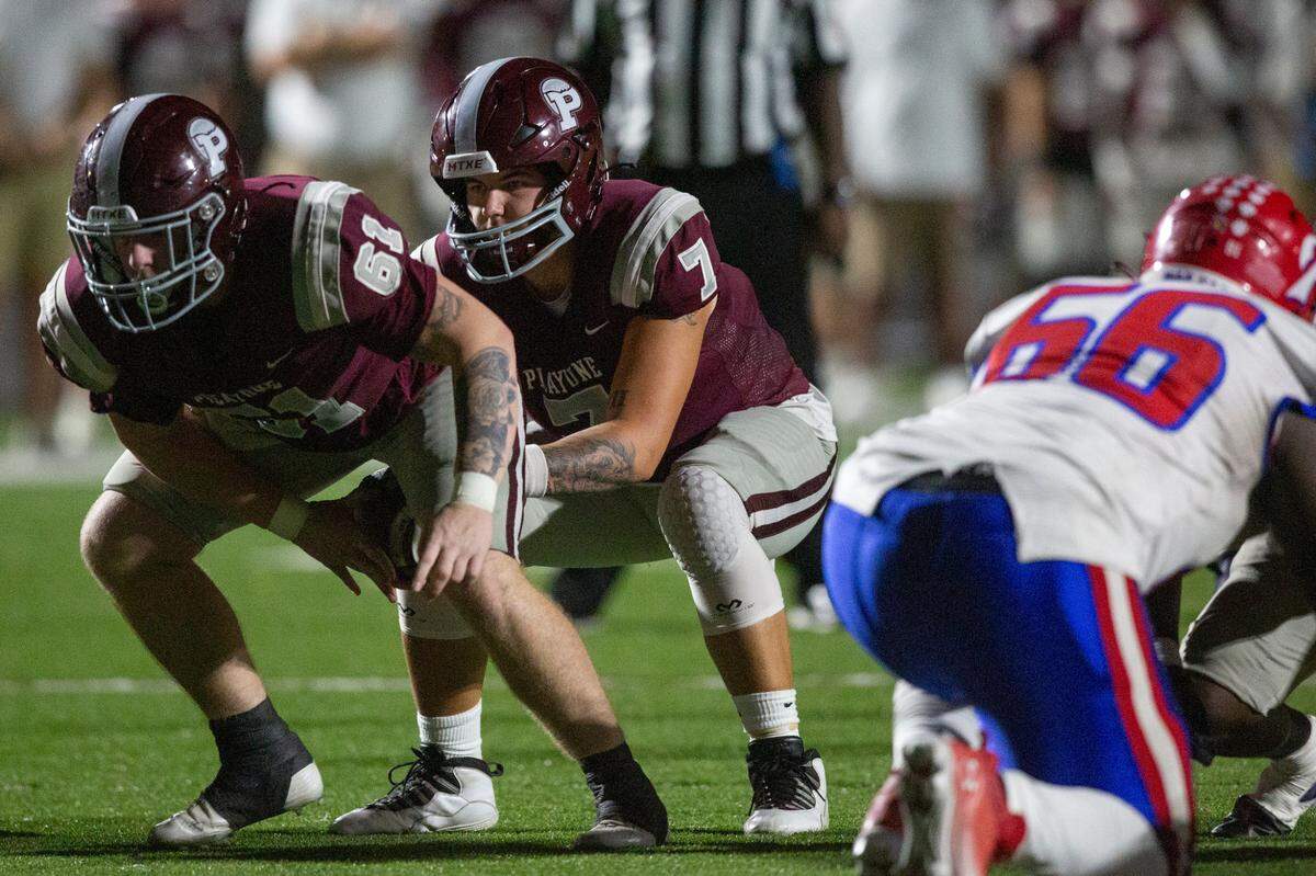 Picayune quarterback Brady Robertson takes the snap during a playoff game at Lee-Triplett Stadium in Picayune on Friday, Nov. 17, 2023.