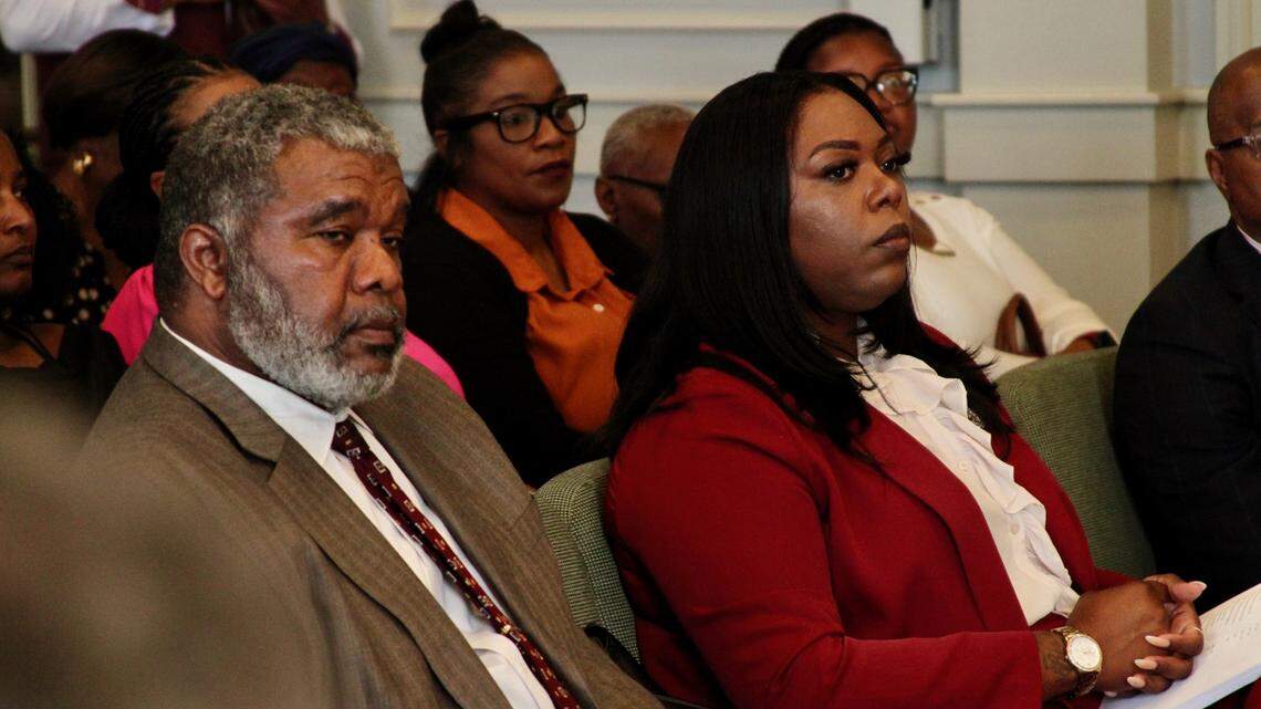 Her right to run for Gulfport council was disputed. Full house applauds decision