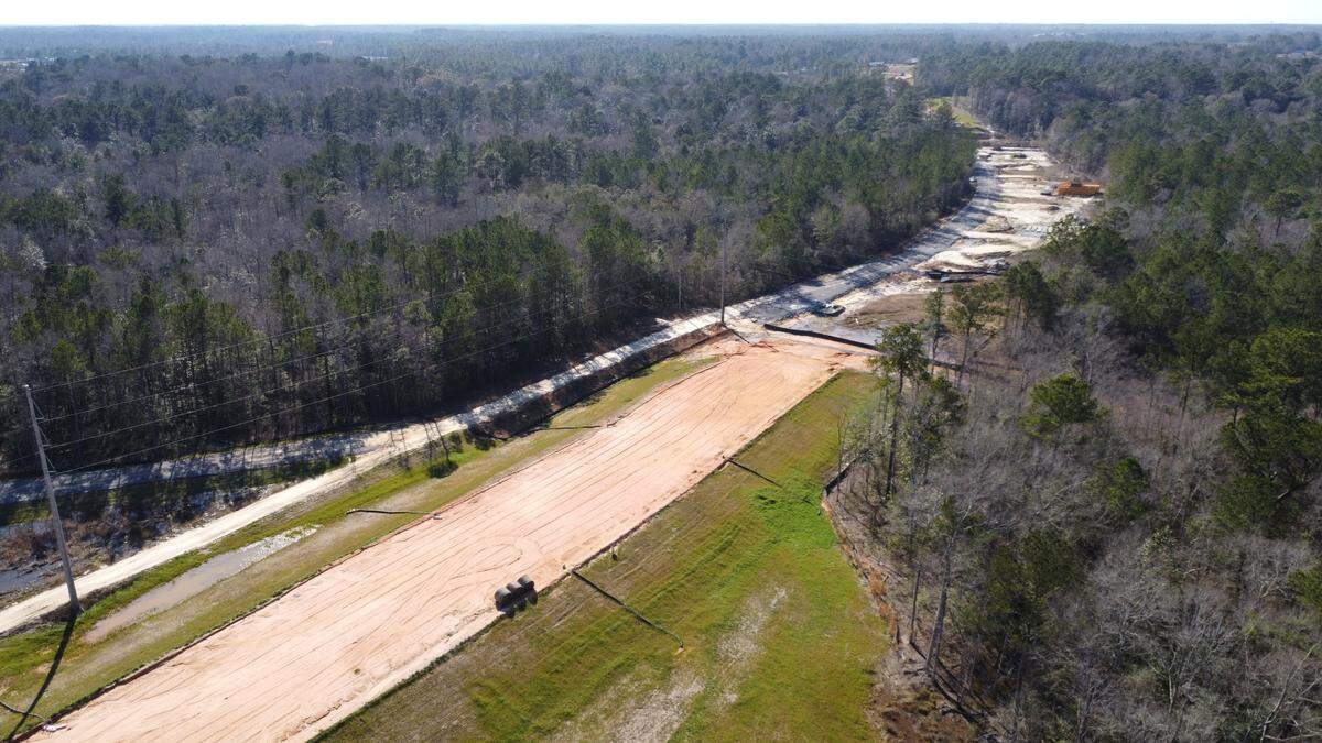 The Mississippi 57 bypass west of Vancleave includes three interchanges connecting roads between the town and the bypass. When done, the project will provide another hurricane evacuation road and give drivers a way to avoid the school traffic that gridlocks MS 57 twice a day around the five schools and administration office within one mile.