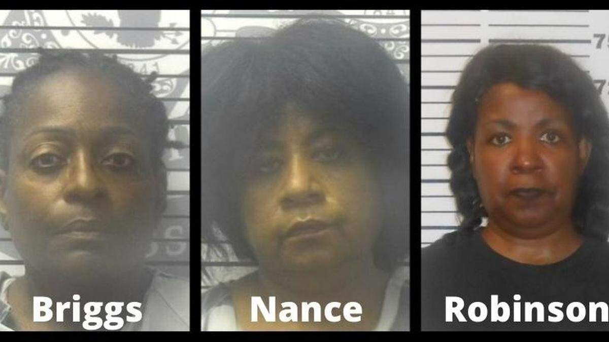 Tammy Briggs, Melissa Nance, and Vivian Robinson