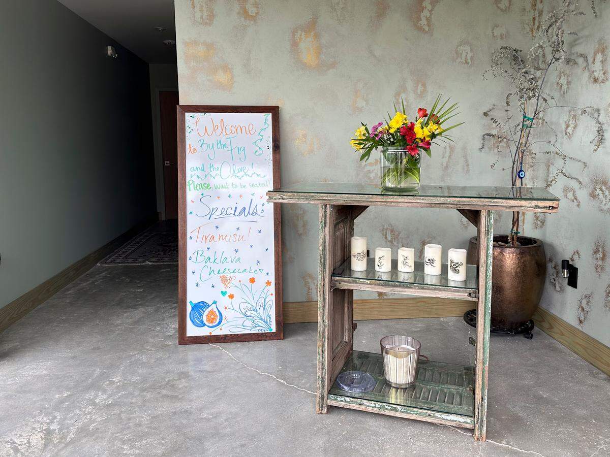 The entrance to By the Fig and the Olive in Ocean Springs on Wednesday, July 10, 2024.