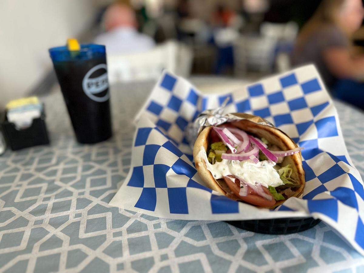 The gyro at The Acropolis in Biloxi, Mississippi.