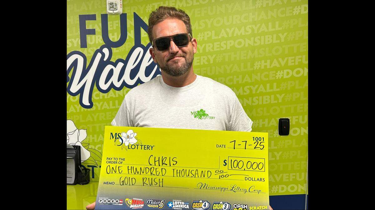 Coast resident Chris (no last name provided) scratched a lottery ticket and collected the biggest prize in the game. Three other Coast residents also hit it big.