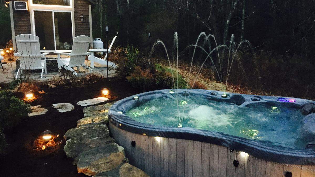 TNSAn outdoor spa is the perfect winter renovation project.