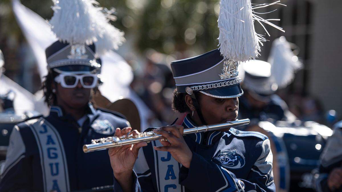 High school marching bands in Bibb, Houston and Peach counties featured in The Telegraph's poll to determine the top music ensemble in Middle Georgia. 