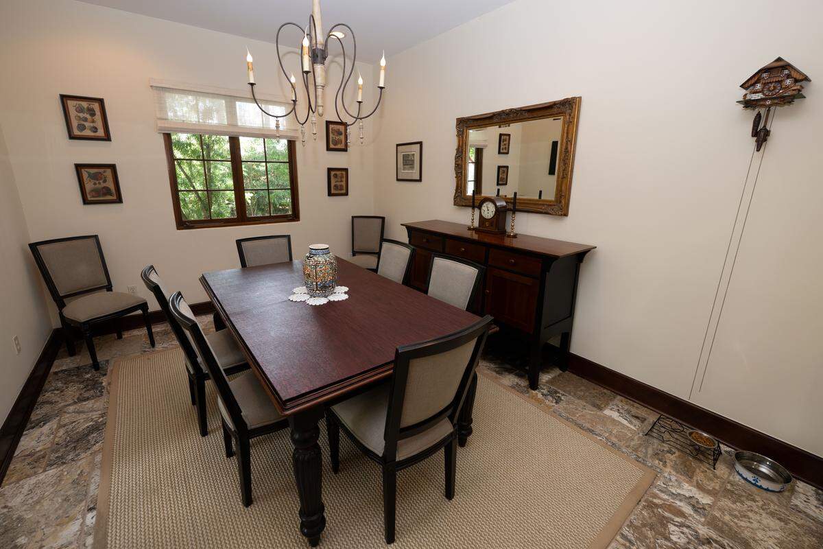 A dining area next to the kitchen at Villa Del Mare at 13801 Arbor Circle in Ocean Springs on Wednesday, May 27, 2026.