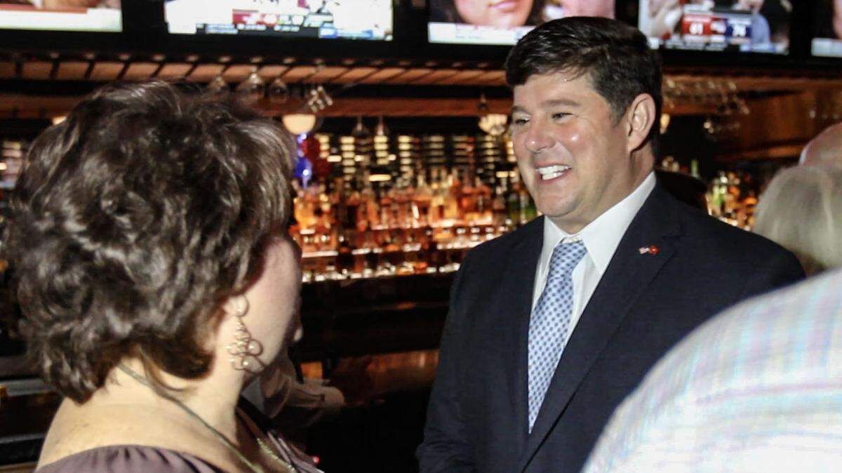 U.S. Rep. Steven Palazzo at his party at Patio 44 in Gulfport on 2020 primary election night, Tuesday, March 10, 2020. Palazzo bested three Republican opponents to regain his District 4 seat.