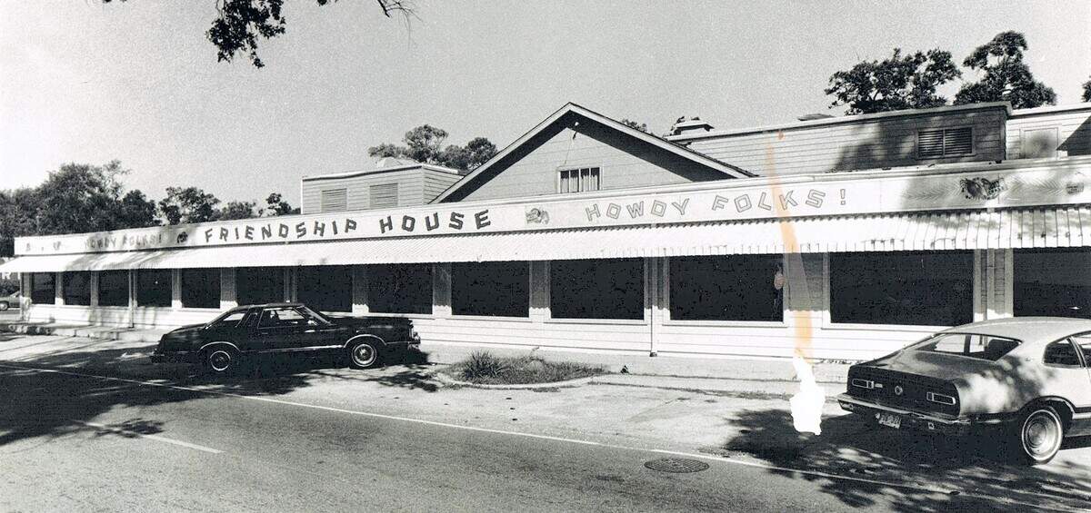This file photo from the Sun Herald archives shows the Friendship House in 1980. The popular eatery was located on the east side of DeBuys Road on the beach, where the Olive Garden Restaurant was before Hurricane Katrina.