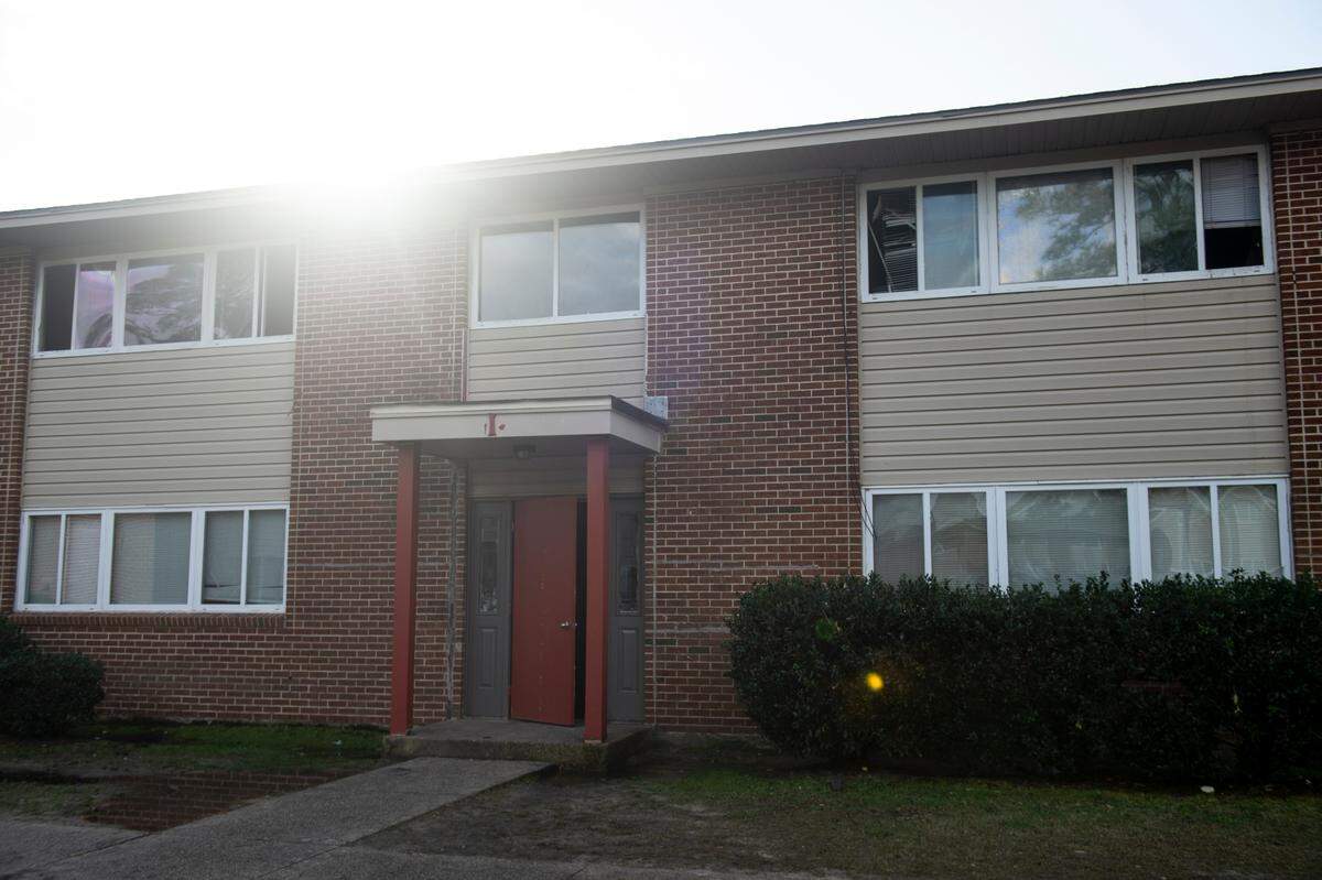 The I building of the William Bell Apartments in Gulfport where a fire killed two and injured 5, two of them critically, in the early hours of Wednesday, Jan. 25, 2023. The fire started in an upstairs apartment and smoke damaged an adjacent apartment while the two downstairs apartments were still habitable, according to Gulfport Fire Chief Billy Kelly.