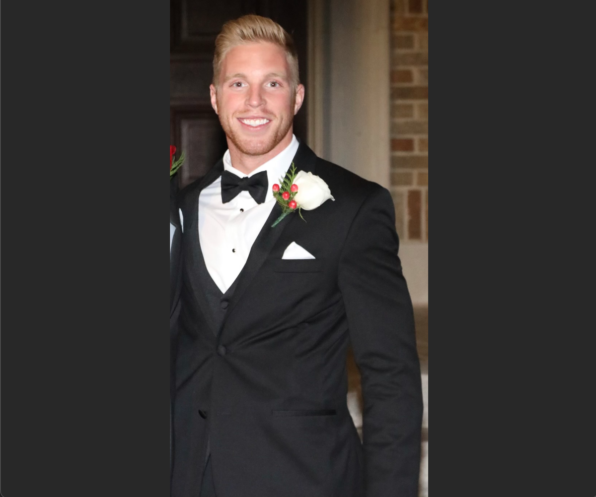 Shelton Tillery is pictured at a wedding. His mother said he had attended so many marriage ceremonies that year that he called it his “Wedding Tour.”