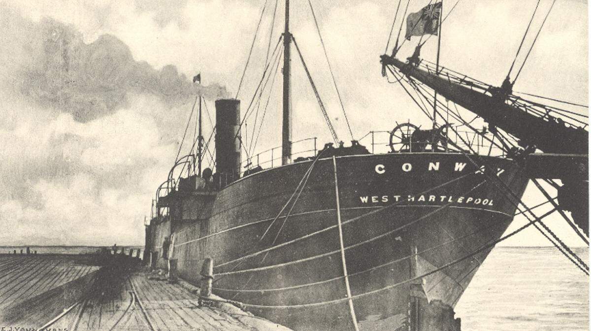 COURTESY OF PAUL JERMYNAfter the departure of the steamer Conway in December 1908, there was yet another 2,500 bales of cotton on the Gulfport dock awaiting the arrival of another steamer due there Jan. 5, 1909.