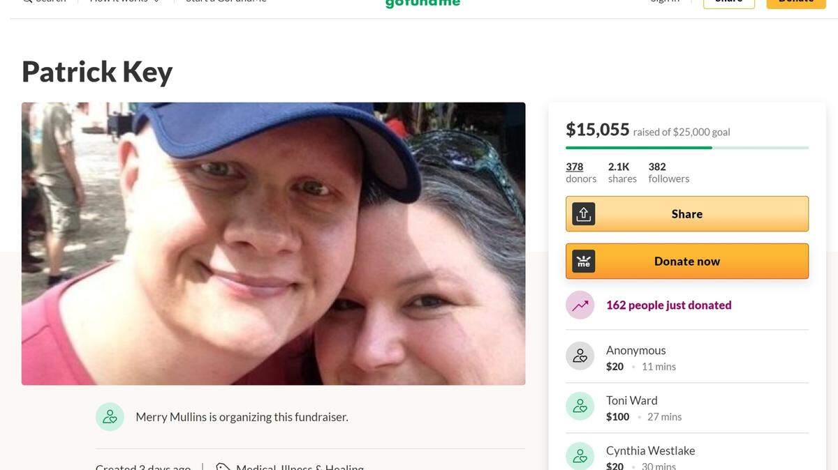 Georgia teacher Patrick Key is on a ventilator and fighting for his life after contracting COVID-19. His wife, Priscella Key, also has the virus.