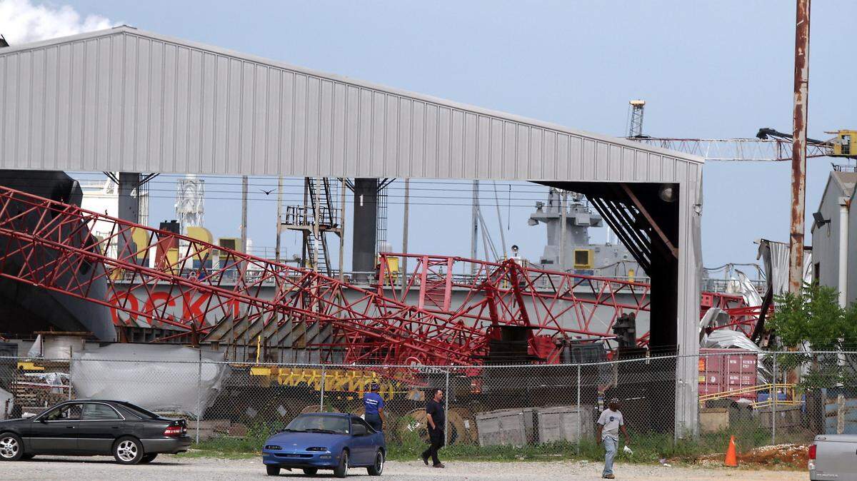 VT Halter Marine in Pascagoula is on Elder Ferry Road in Moss Point.