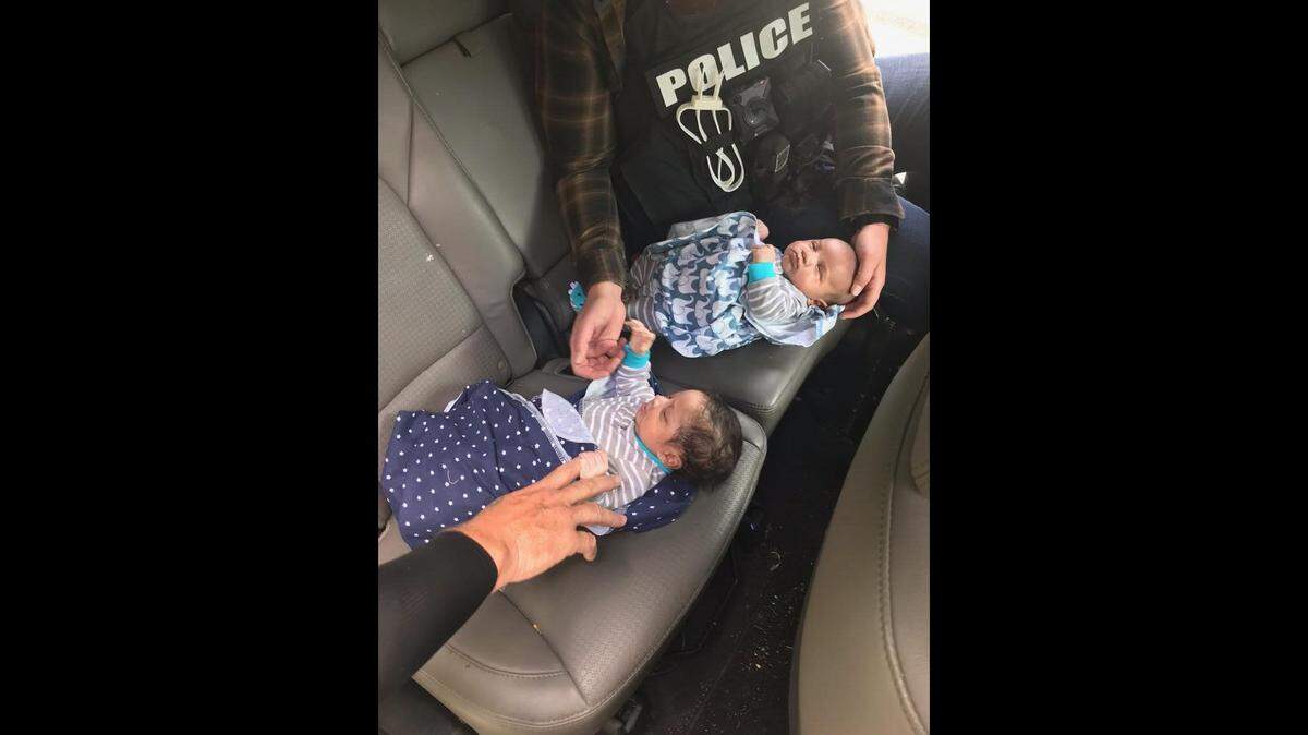 Newborn twins Matteo and Lorenzo were found safe hours after they were kidnapped from their mother’s home in Savannah, Georgia.