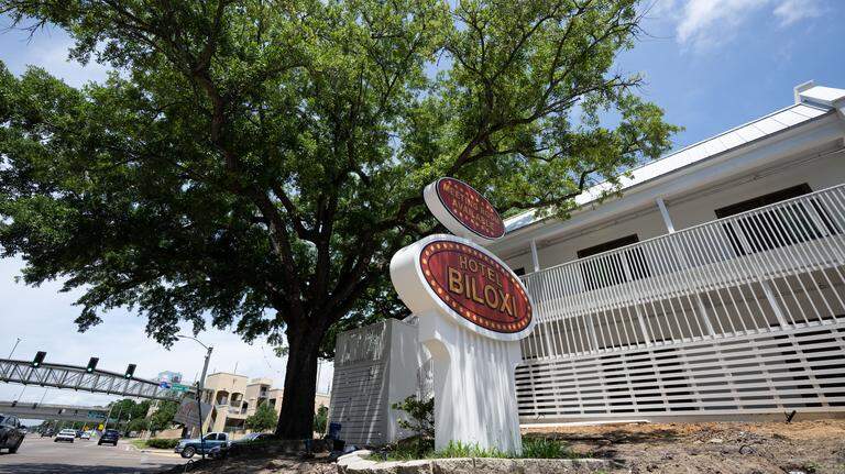 Something unexpected welcomes people to this new getaway in downtown Biloxi