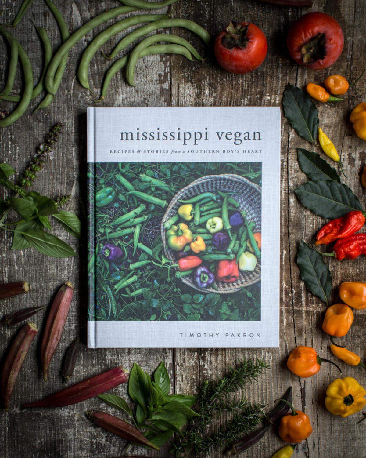 Timothy Pakron, author of “Mississippi Vegan,” spent the majority of his childhood in Gulfport, eating dairy and meat products, especially seafood.
