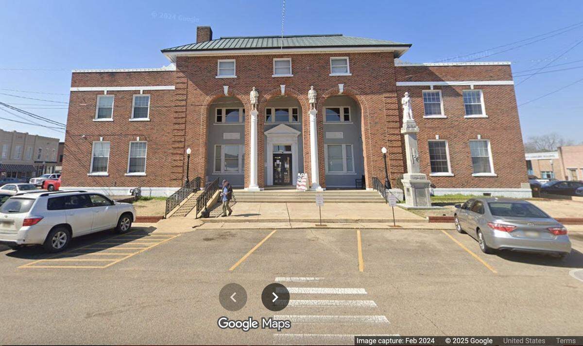 Tippah County Courthouse in Ripley, Mississippi.