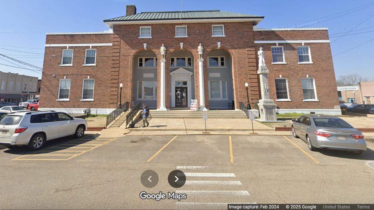 Tippah County Courthouse in Ripley, Mississippi.