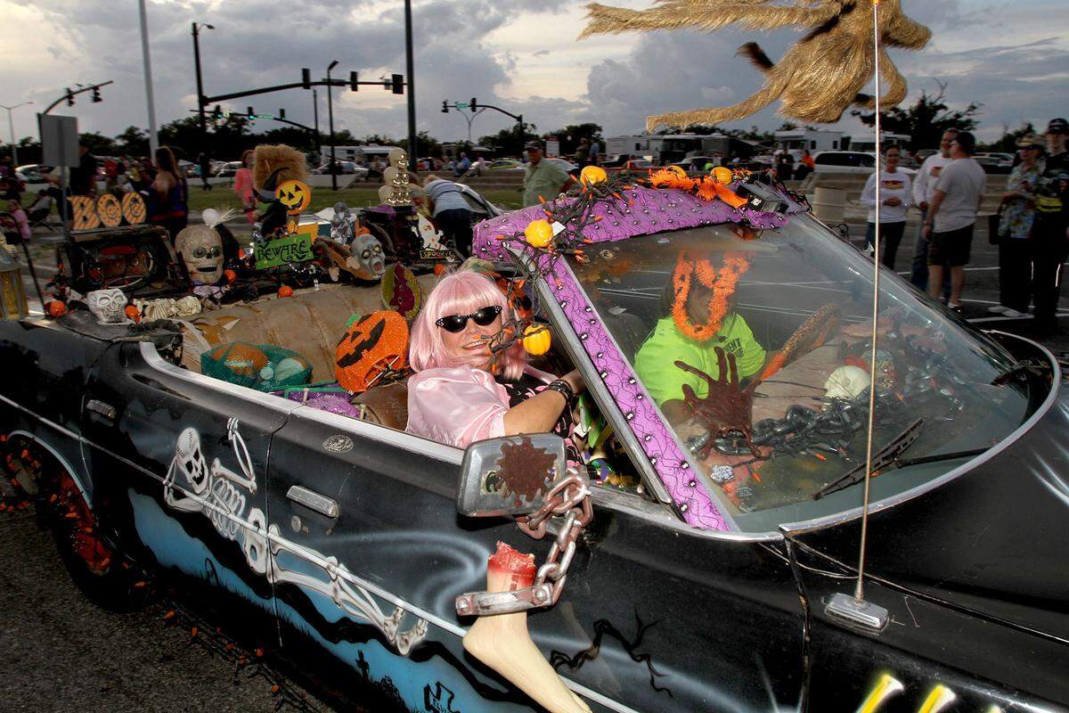 A Halloween themed car was a favorite during a past Cruisin’ The Coast parade in Long Beach. The parade is one of the favorite events each year.