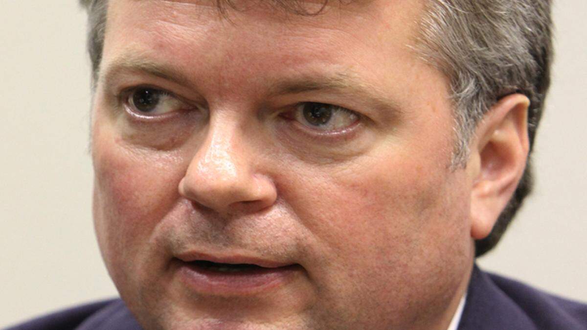 DREW TARTER/SUN HERALD 
 Jim Hood, Attorney General for the Sate of Mississippi, discusses the state of claims filed against the oil company BP.