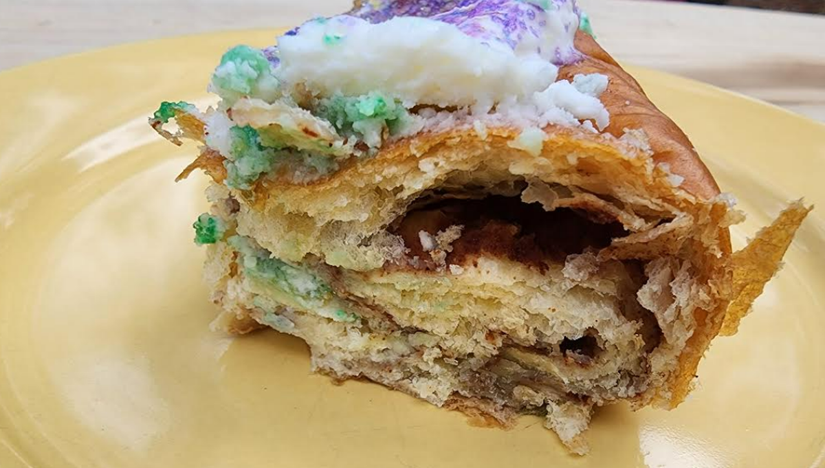 A slice of Dong Phuong king cake is layer upon layer of flavor.