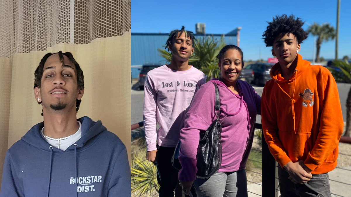 Jamie Fredericks Jr., left, was seriously injured in a Jan. 19 incident at Jindal Tubular USA’s pipe manufacturing facility at Port Bienville in Hancock County. The 20-year-old was hospitalized in New Orleans but has the support of his parents, two brothers and a host of family and friends. In the group photo, Jamie, left, is pictured with his mother Keisha Fredericks and younger brother Jordan.