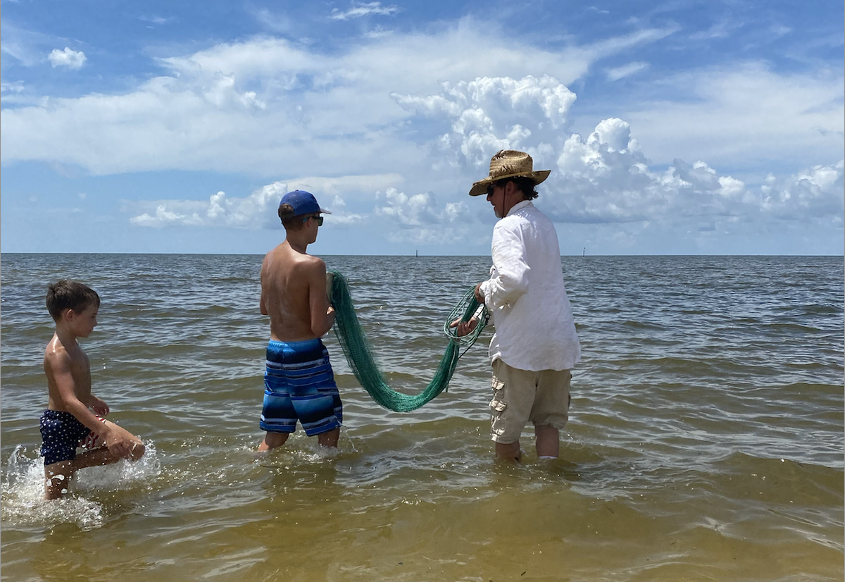 Fishing goes back generations in the Kopszywa family, and Richard Kopszywa began fishing at four years old. Before his death, he took his grandsons fishing and was teaching them how to throw a net.