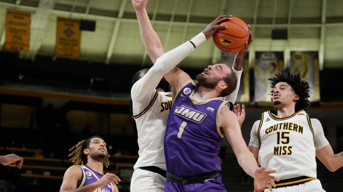 Southern Miss springs a college basketball upset, knocking off No. 19 James Madison