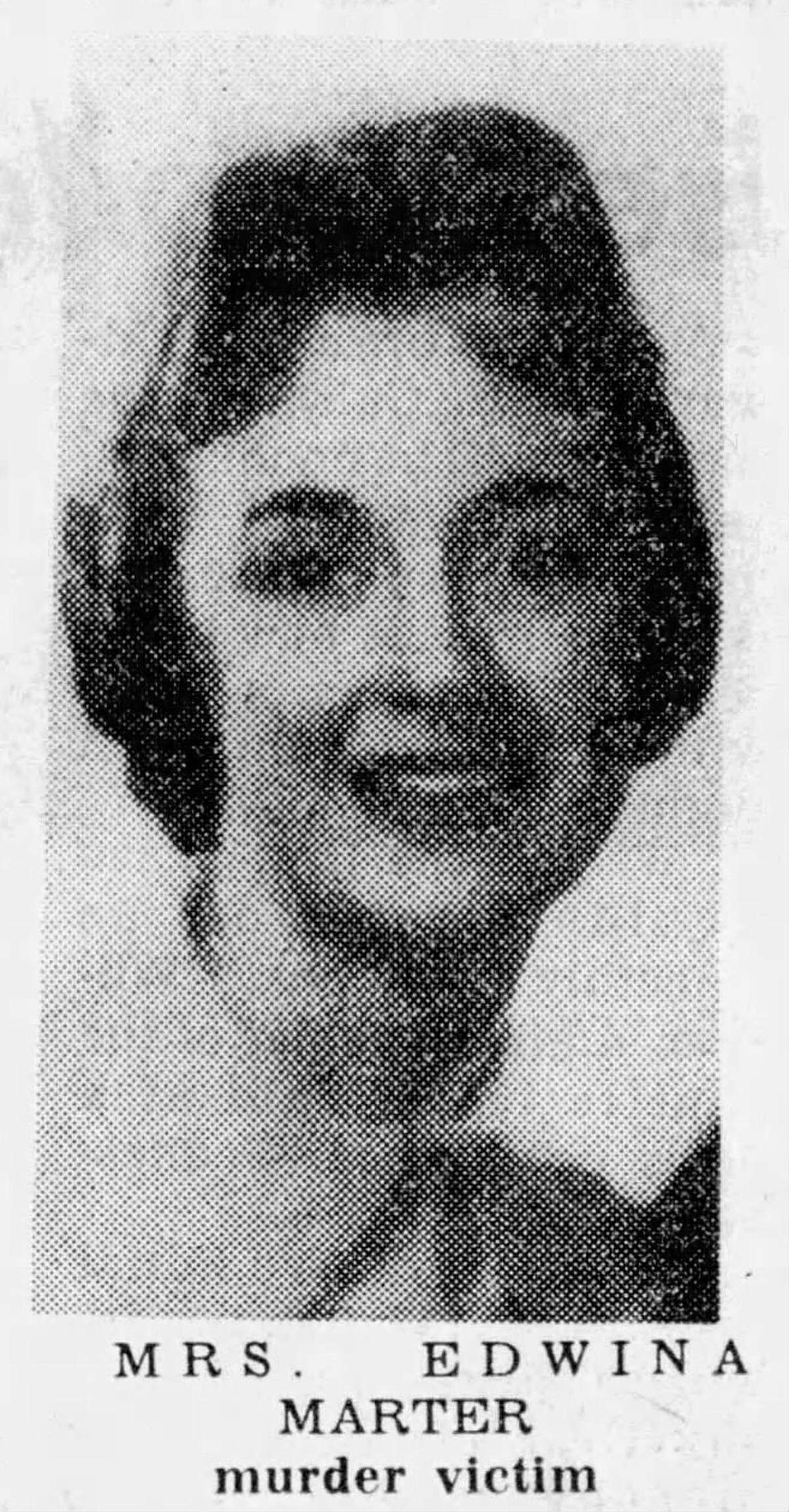 Edwina Marter in a historical photo.