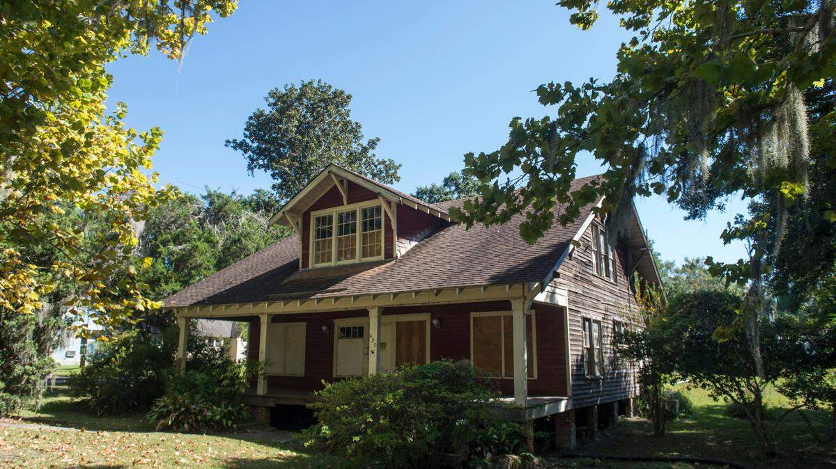 The Von Rosambeau House in Ocean Springs on Friday, Oct. 20, 2023. The Von Rosambeau House is one of three historic homes in Ocean Springs that landed Historic Homes of Ocean Springs on the 10 Most Endangered Historic Places list for 2023.