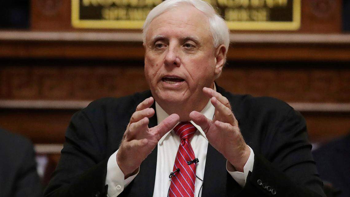 FILE - West Virginia Gov. Jim Justice on June 1 announced a lottery incentive program aimed at encouraging the state’s residents to get vaccinated against COVID-19. (AP Photo/Chris Jackson, File)