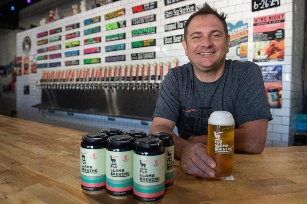 David Reese, owner of Fly Llama Brewing, has expanded his brewery in downtown Biloxi and is relaunching the Fly Llama Lager. He’s also got more plans.