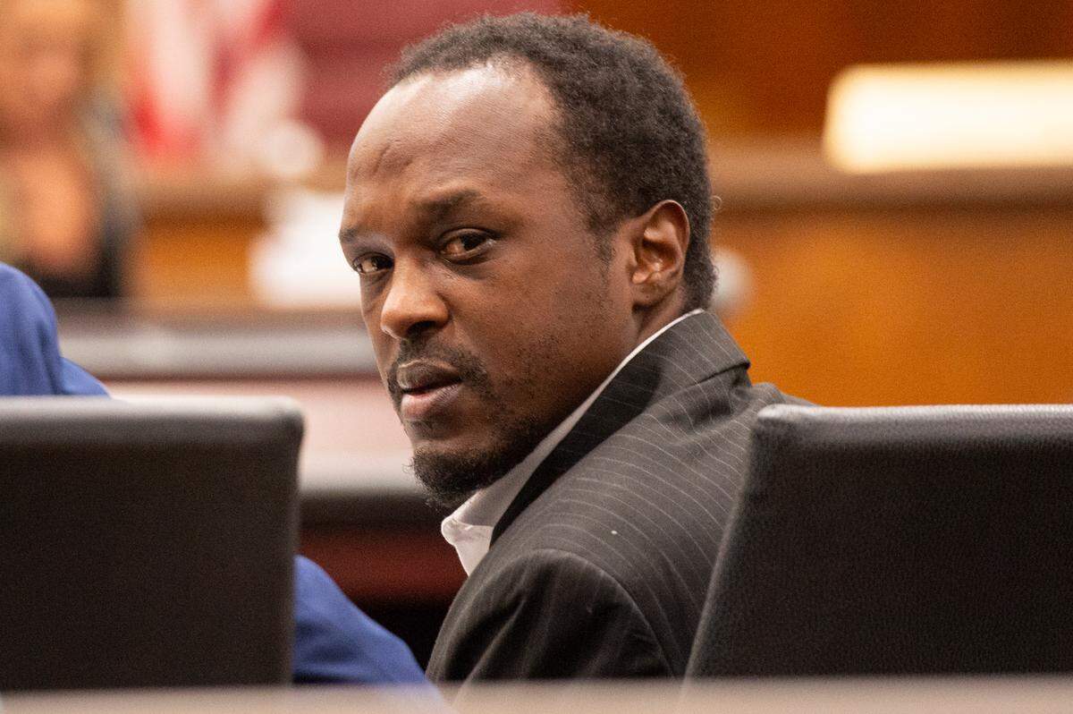 Joseph David Heard during his trial for capital murder in the death of his stepson, 2-year-old Hayden Bataille, in Harrison County Circuit Court in Biloxi on Wednesday, May 8, 2024.
