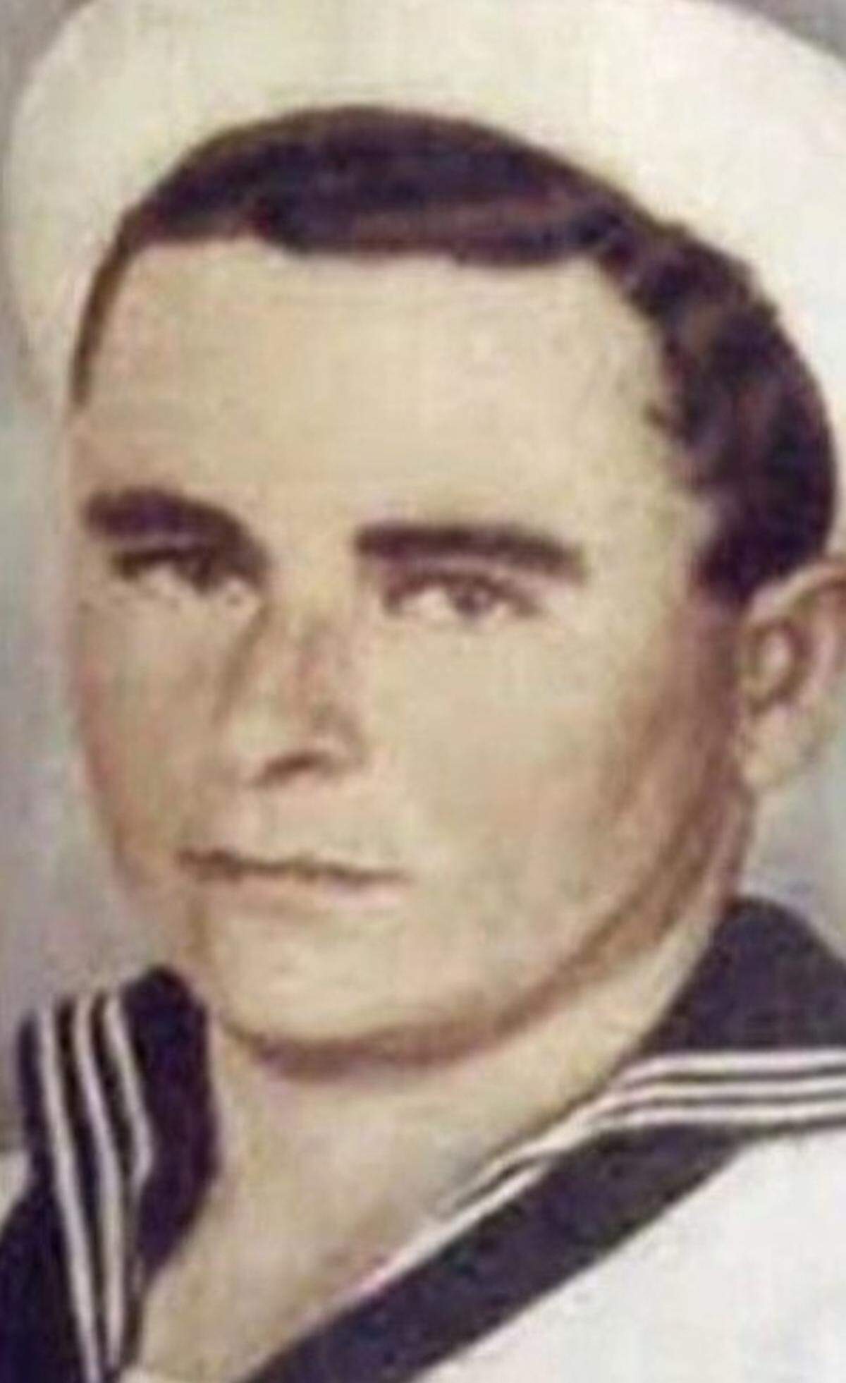 Houston Temples pictured in his naval uniform. The Pearl Harbor veteran will be honored in a memorial service on Dec. 7 at American Legion Hall.