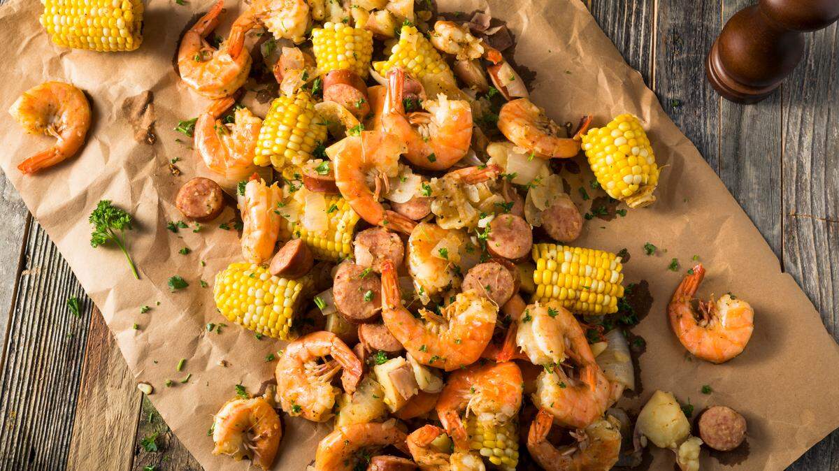 Spice up your shrimp with a creole sauce.
