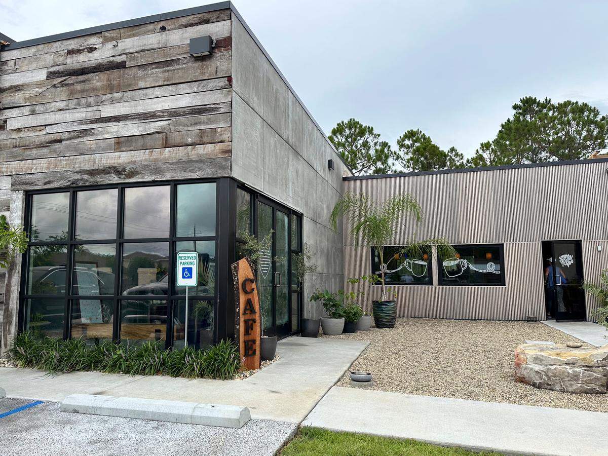 By the Fig and the Olive cafe and Common Ground coffe shop in Ocean Springs on Wednesday, July 10, 2024.